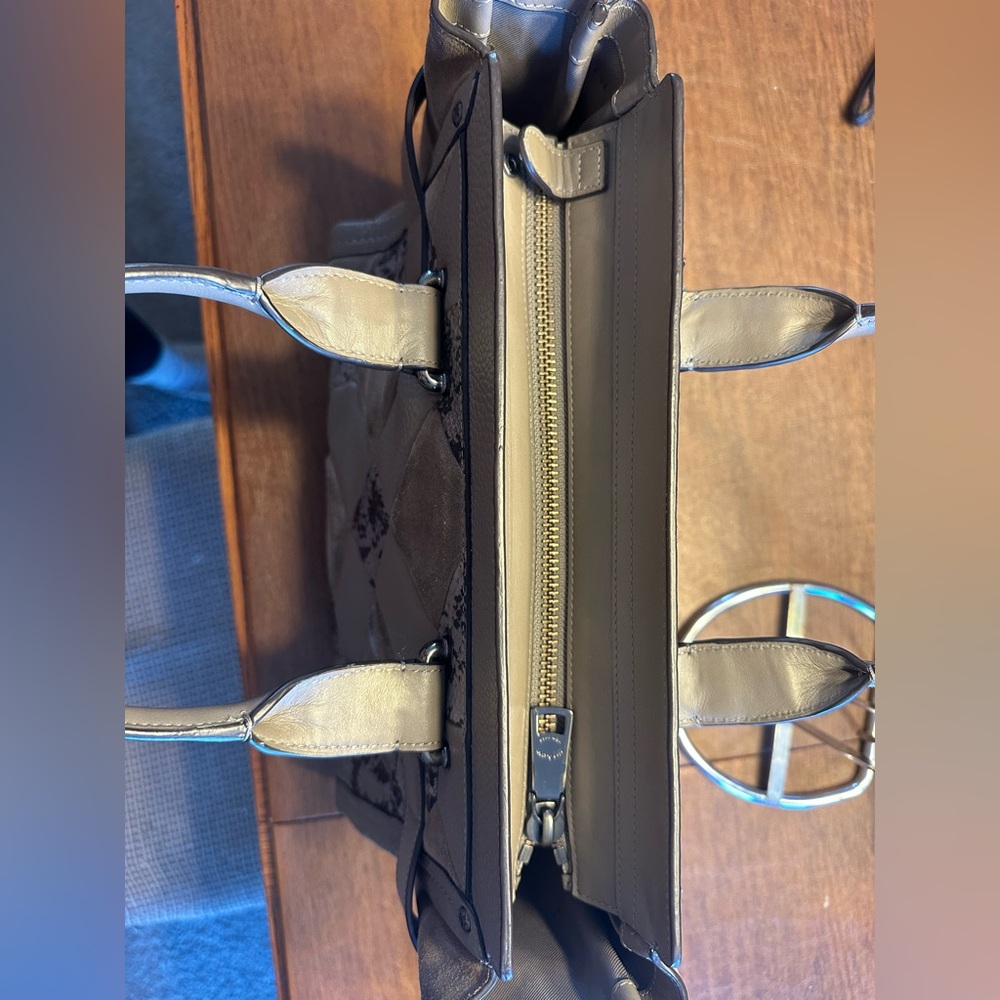 Coach Patchwork Swagger 27 Satchel / Crossbody Euc - image 8